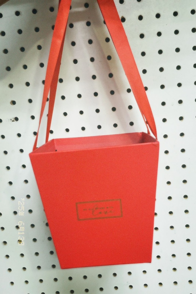 CAJA P/FLORES ROJA 14.5X11X15 CM