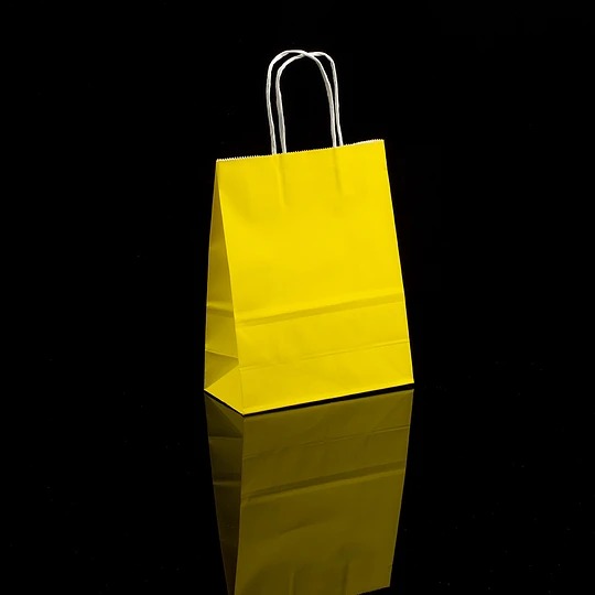 BOLSA KRAFT M AMARILLA