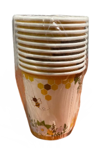 PAQ. 10 VASOS ABEJA