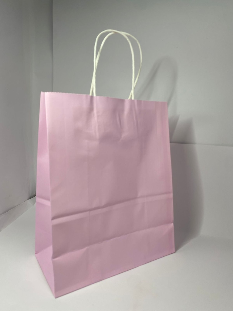 TF-8002 BOLSA KRAFT MINI "12X15X6" CM LILA PASTEL