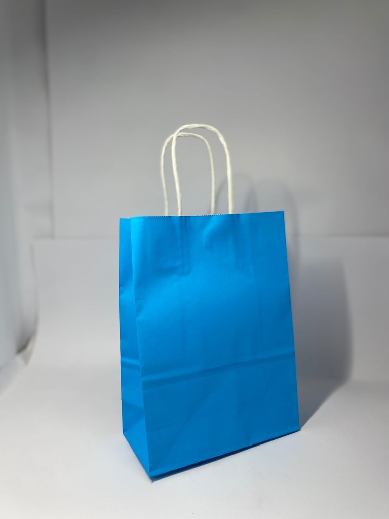 TF-8019 BOLSA KRAFT "S" AZUL MARINO