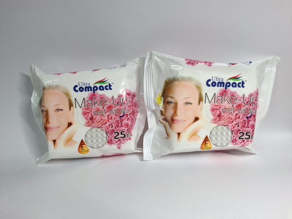 ULTRACOMPACT TOALLITA DESMAQ. 25P,