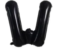 GLOBO LETRA W 16 PULGADAS NEGRO