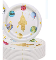 Platos para Cumpleaños 10 piezas 7"