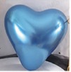 Globo Corazon Metalico 100 piezas/bolsa 12"