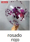 Globos con confeti 100 piezas/bolsa 12"