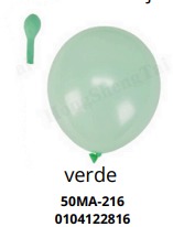 Globos Pastel 50 piezas/bolsa 12"