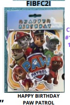 BANNER “FELIZ CUMPLEAÑOS” CARTONCILLO 18x24cm