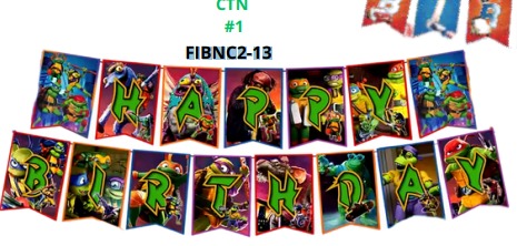 Banners de Cumpleaños 1 pieza