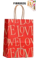 BOLSAS DE REGALO KRAFT MEDIANAS 20 PIEZAS/BOLSA 27x21x11cm