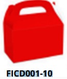 CAJITA DULCES 12 PCS/BOLSA 17.3x9.91cm ROJA