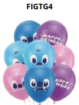 Globos Temáticos 16 piezas 12"