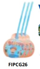 Pajillas para Cumpleaños 6 piezas 7x26cm