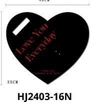 Empaque Corazón 40x35cm INCLUYE 5 PIEZAS POR COLOR