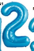 Globos Azul Números de 40 pulgadas