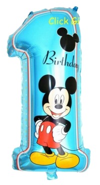 Globo Forma de 1 MICKEY MOUSE 70cm