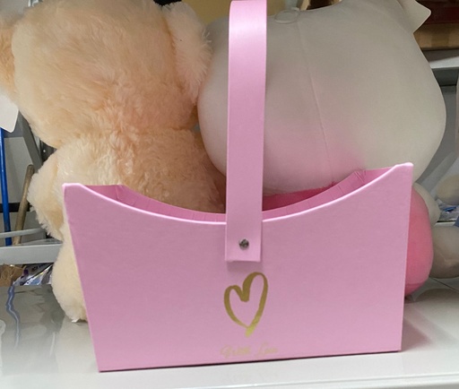 [TF-8612] CAJA TIPO BARCO ROSADA 20X12X11 CM