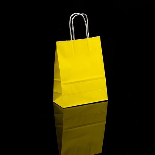 BOLSA KRAFT M AMARILLA