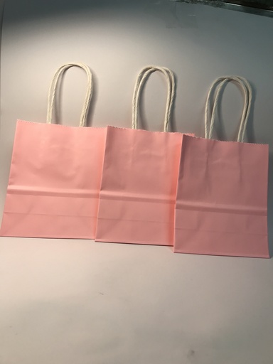 [TF-7999] TF-7999 BOLSA KRAFT MINI "12X15X6" CM ROSADO