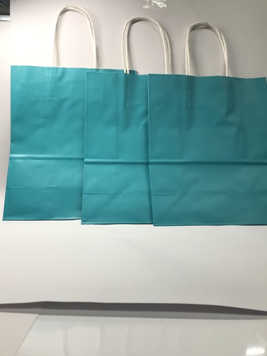 [TF-8034] TF-8034 TF-8033 BOLSA KRAFT "M" TURQUEZA