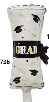 [TF-7735] GLOBO FOIL #14 GRADUACION