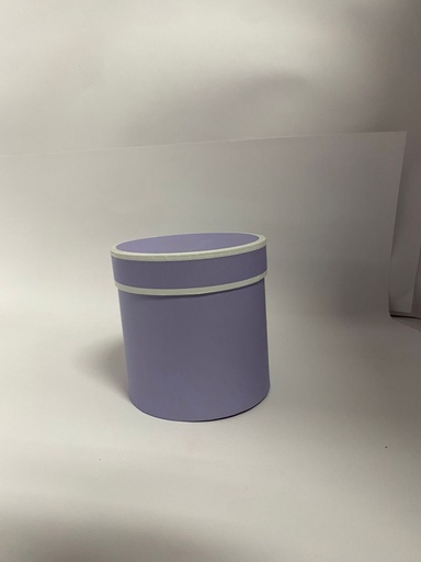 [O3U1281] CAJA CILINDRICA MORADA