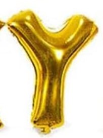 [LET001Y] GLOBO LETRA Y 16 PULGADAS DORADO
