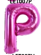 [LET007P] GLOBO LETRA P 16 PULGADAS ROSADO