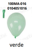 [100MA-016] Globos Pastel 100 piezas/bolsa 5"