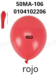 [100MA-106] Globos Pastel 100 piezas/bolsa 9"