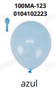[100MA-123] Globos Pastel 100 piezas/bolsa 9"