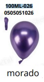 [100ML-026] Globos Metalicos 100 piezas/bolsa 5"