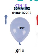 [50MA-102] Globos Pastel 50 piezas/bolsa 9"