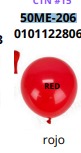 [50ME-206] Globos Latex 50 piezas/bolsa 12"
