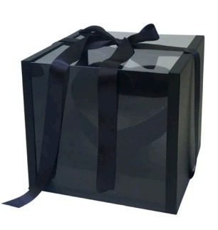 [5753] Caja Cuadrada Corazón 27x26.5x24cm