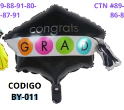 [BY-011] Globo GRAD 22 pulgadas