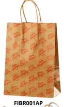 [FIBR001AP] BOLSAS DE REGALO NAVIDAD KRAFT PEQUEÑAS 20 PIEZAS/BOLSA 21x15x8cm