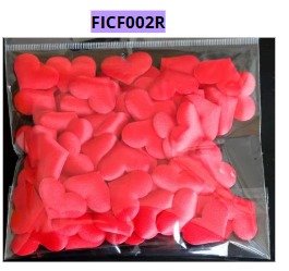 [FICF002R] Corazones de tela 3cm 100 piezas/bolsa