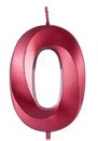 [FICND006-0] CANDELAS ROJO DE NUMEROS 7cm