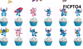 [FICPTO4] Cupcake Topper 12 piezas