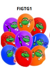 [FIGTG1] Globos Temáticos 16 piezas 12"