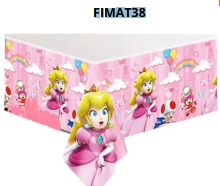 [FIMAT38] Mantel para Mesa 1 Pieza 180x180cm PRINCESA PEACH