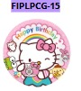 [FIPLPCG-15] Platos para Cumpleaños Grandes 10 piezas 9"