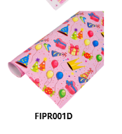 [FIPR001D] PAPEL REGALO 50 PIEZAS/BOLSA 51x75cm