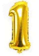 [N40-001G1] Globos Dorado Números de 40 pulgadas