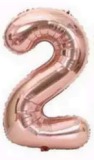 [N40-007RG2] Globos Rose Gold Números de 40 pulgadas