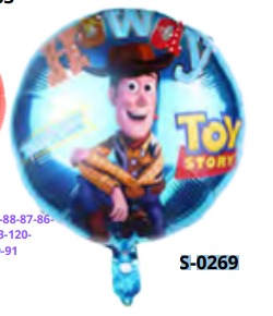[S-0269] Globos Caricaturas 18 Pulgadas