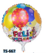 [TS-667] Globos de 18 pulgadas Frases