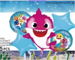 [TZ-K5133] SET GLOBOS 5 PIEZAS