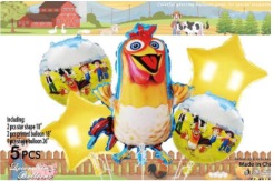 [TZ-K5151] SET GLOBOS 5 PIEZAS